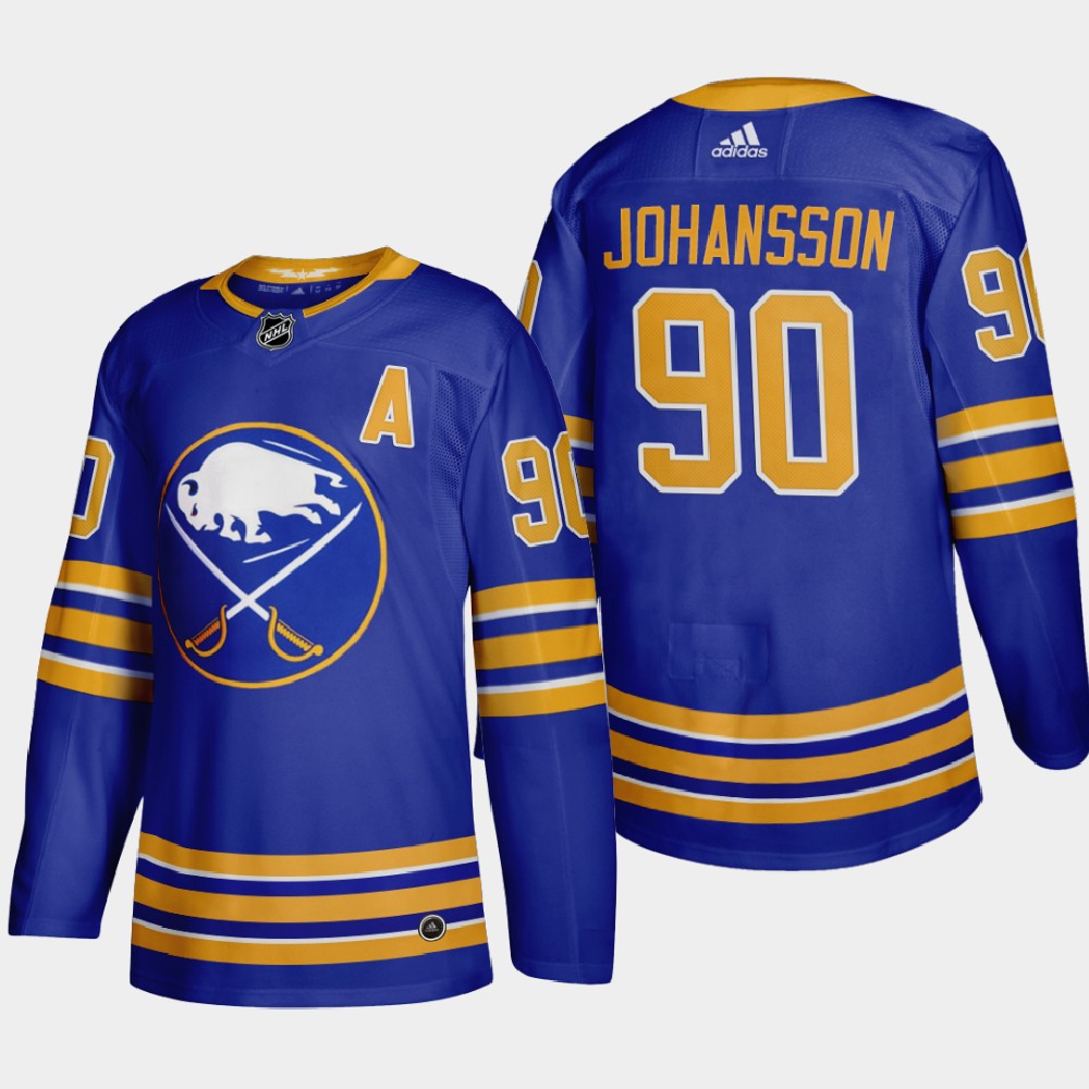 Buffalo Sabres 90 Marcus Johansson Men Adidas 2020 Home Authentic Player Stitched NHL Jersey Royal Blue